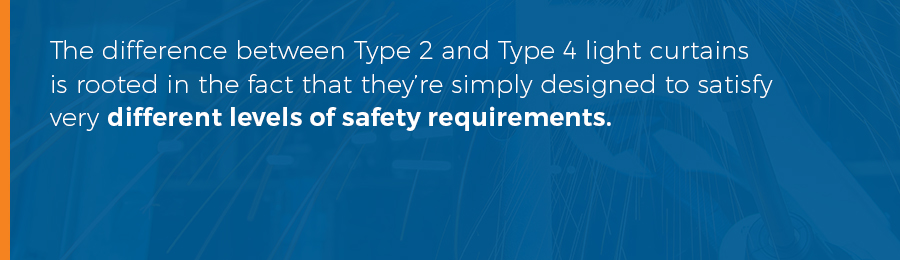 Safety Levels Type 2 and 4
