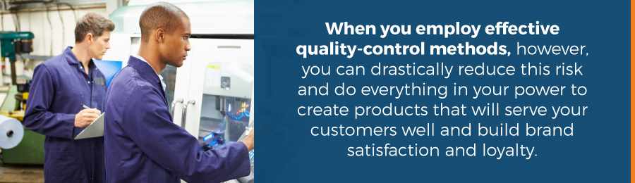 quality control in manufactruing 
