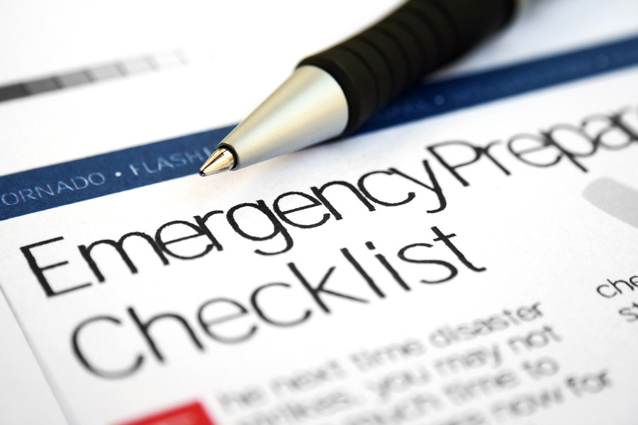 Emergency checklist