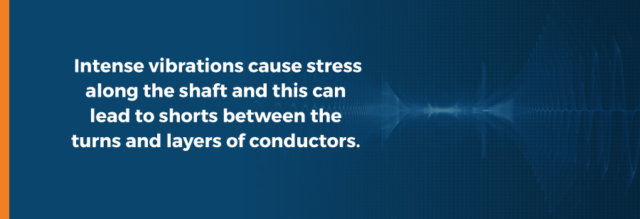 DC motor Intense vibrations