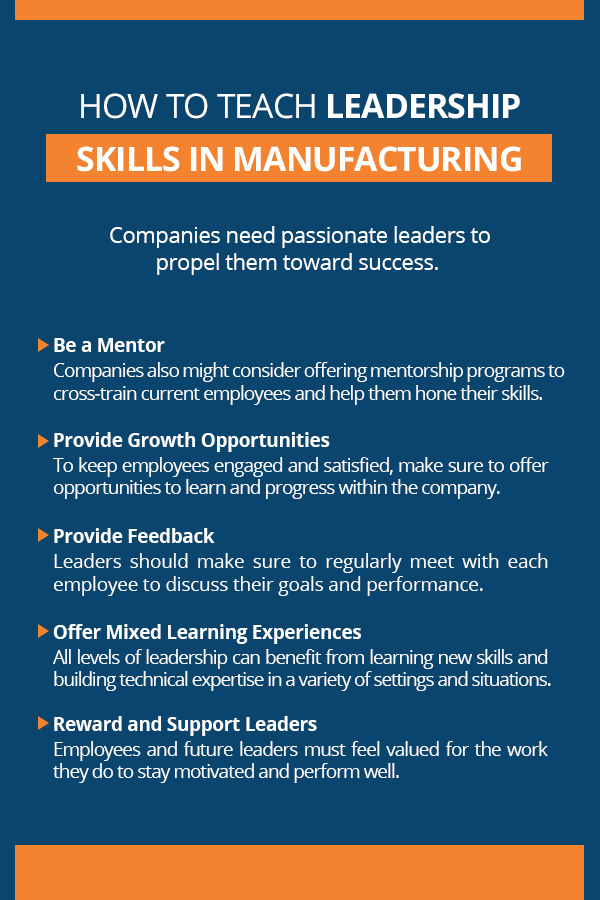 How to Teach Leadership Skills in Manufacturing